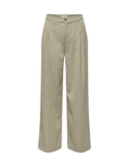 Jacqueline De Yong Pantalon femme beige stretch