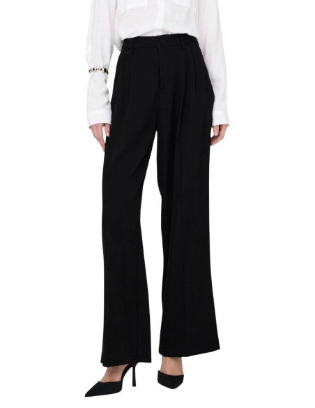 Jacqueline De Yong Pantalon femme noir stretch