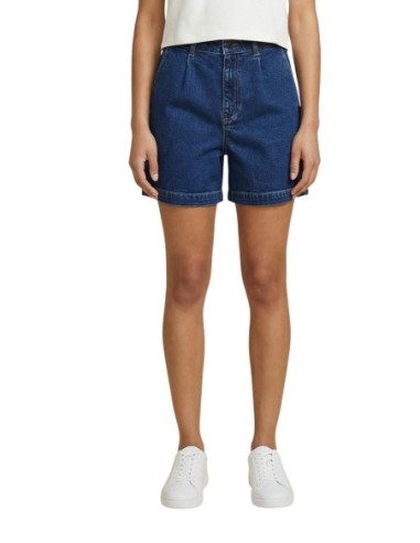 Jacqueline De Yong Short femme bleu denim