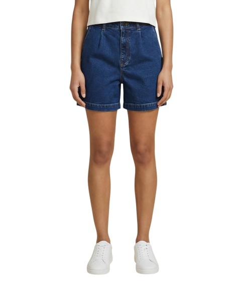 Jacqueline De Yong Short femme bleu denim