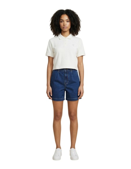 Jacqueline De Yong Short femme bleu denim