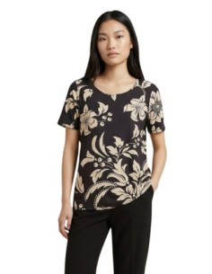Jacqueline De Yong Blouse femme noire fleurie