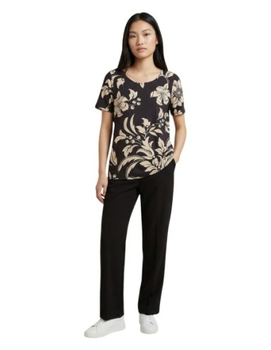 Jacqueline De Yong Blouse femme noire fleurie
