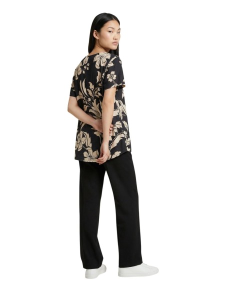 Jacqueline De Yong Blouse femme noire fleurie