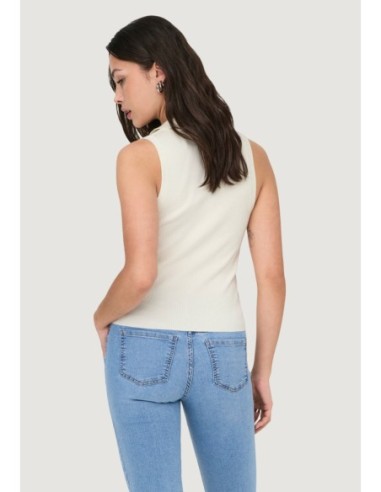 Jacqueline De Yong Débardeur femme beige col V