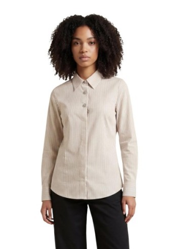 Jacqueline De Yong Chemise femme beige manches longues