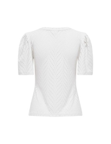 Jacqueline De Yong Blouse femme blanche manches courtes