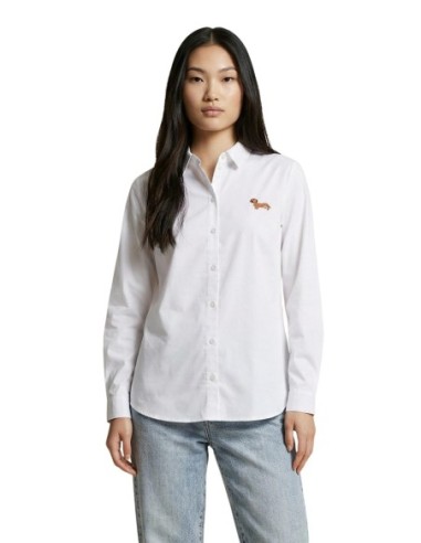 Jacqueline De Yong Chemise femme beige manches longues