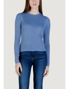 Jacqueline De Yong Pull femme bleu azur