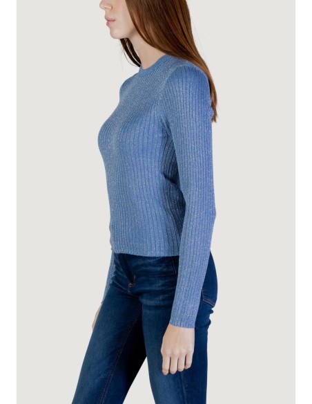 Jacqueline De Yong Pull femme bleu azur