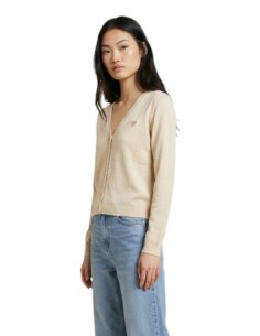 Jacqueline De Yong Cardigan femme beige boutonné