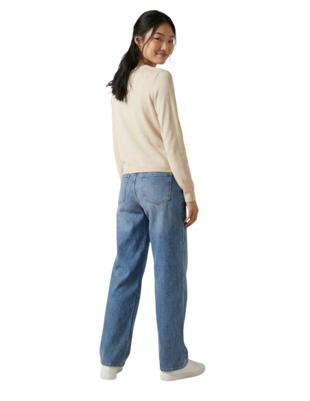 Jacqueline De Yong Cardigan femme beige boutonné