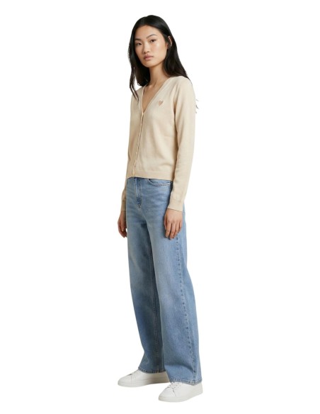 Jacqueline De Yong Cardigan femme beige boutonné
