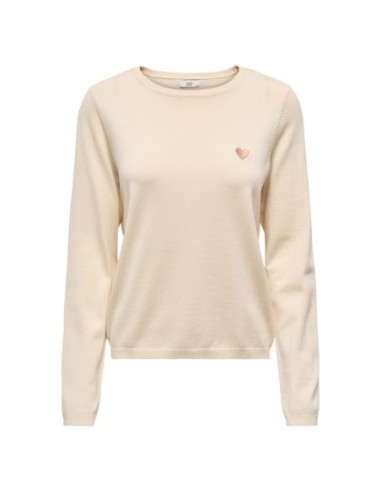 Jacqueline De Yong Pull femme beige