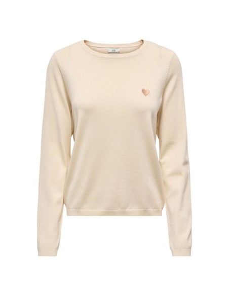 Jacqueline De Yong Pull femme beige