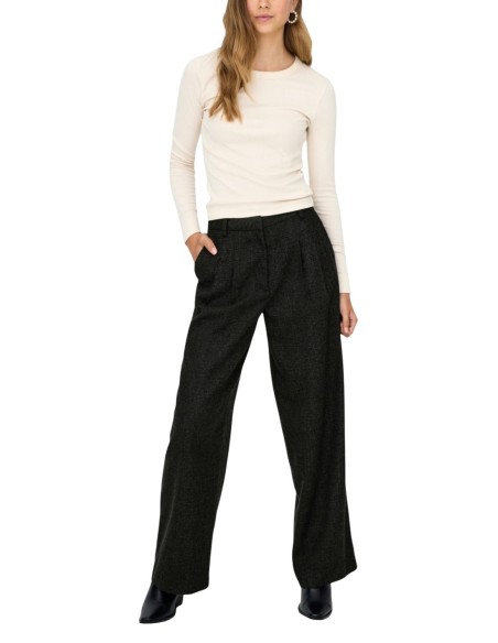 Jacqueline De Yong Pantalon femme noir chic