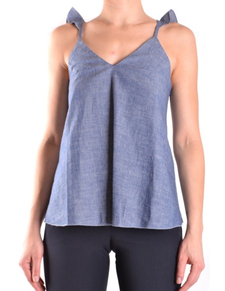 Dondup Débardeur femme bleu col V