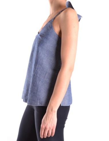 Dondup Débardeur femme bleu col V