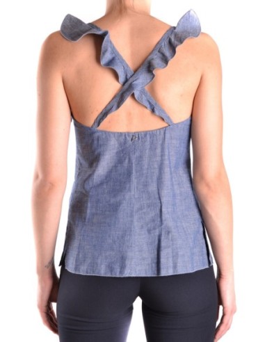 Dondup Débardeur femme bleu col V