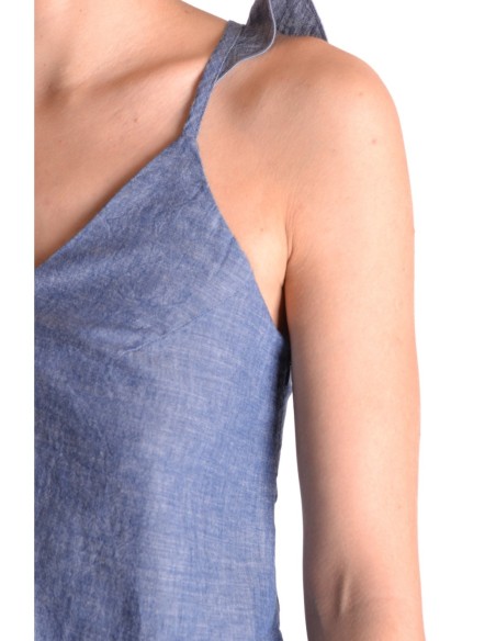 Dondup Débardeur femme bleu col V