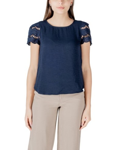 Jacqueline De Yong T-shirt femme bleu