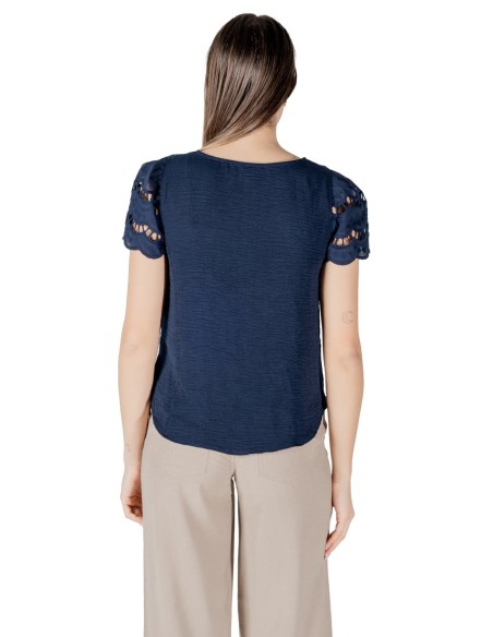 Jacqueline De Yong T-shirt femme bleu