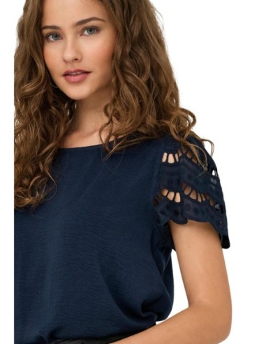 Jacqueline De Yong T-shirt femme bleu