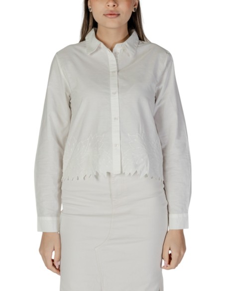 Jacqueline De Yong Chemise femme blanche coton