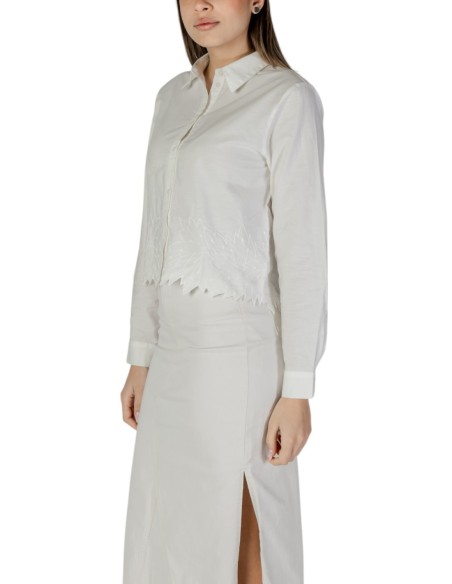 Jacqueline De Yong Chemise femme blanche coton
