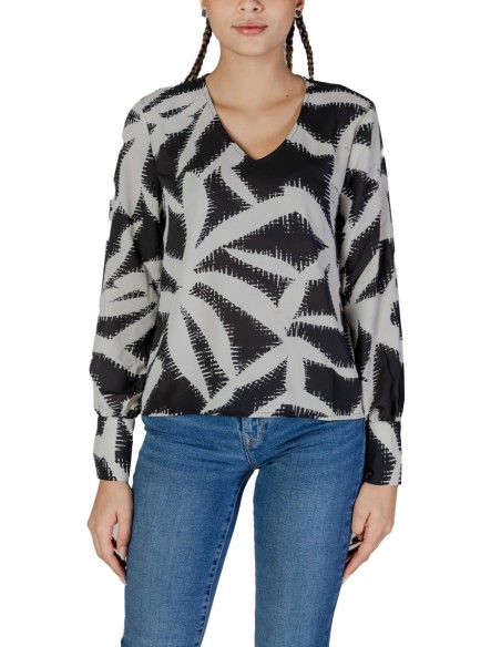 Jacqueline De Yong Blouse femme noire col V