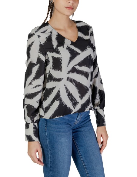 Jacqueline De Yong Blouse femme noire col V