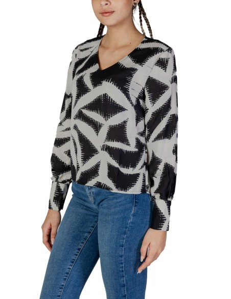 Jacqueline De Yong Blouse femme noire col V