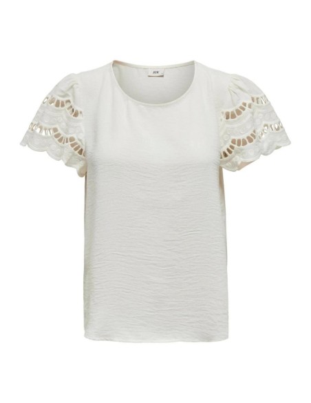 Jacqueline De Yong T-shirt femme blanc polyester