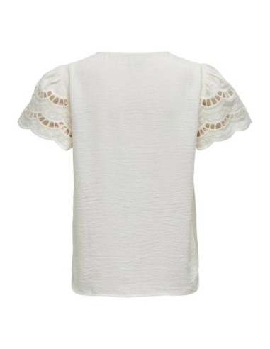 Jacqueline De Yong T-shirt femme blanc polyester