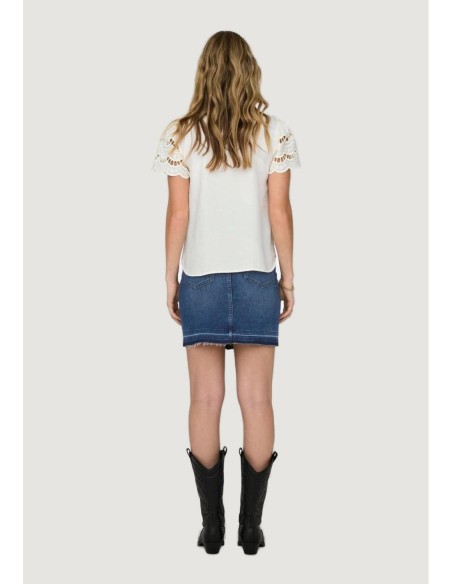 Jacqueline De Yong T-shirt femme blanc polyester