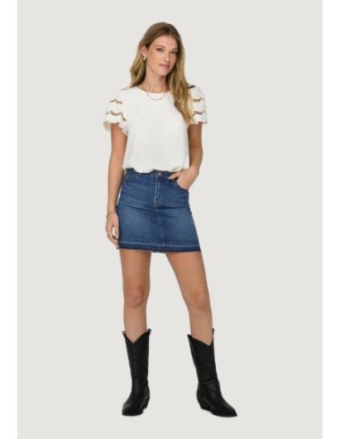Jacqueline De Yong T-shirt femme blanc polyester
