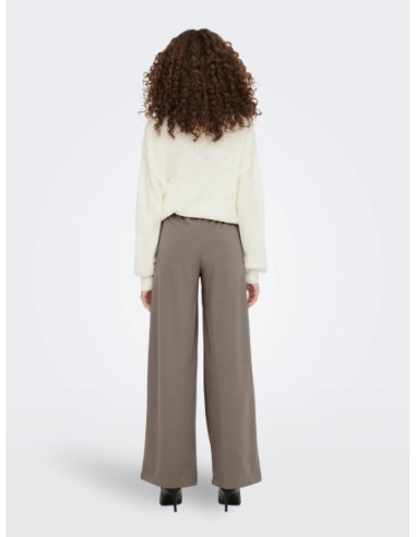 Jacqueline De Yong Pantalon femme marron stretch