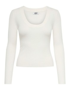 Jacqueline De Yong Pull femme blanc viscose