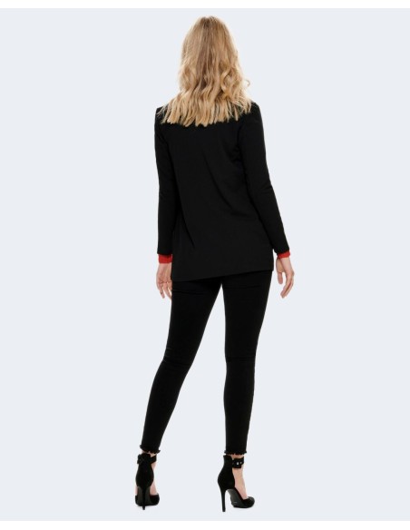 Jacqueline De Yong Veste femme noire col revers