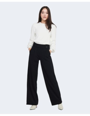 Jacqueline De Yong Pantalon femme noir stretch