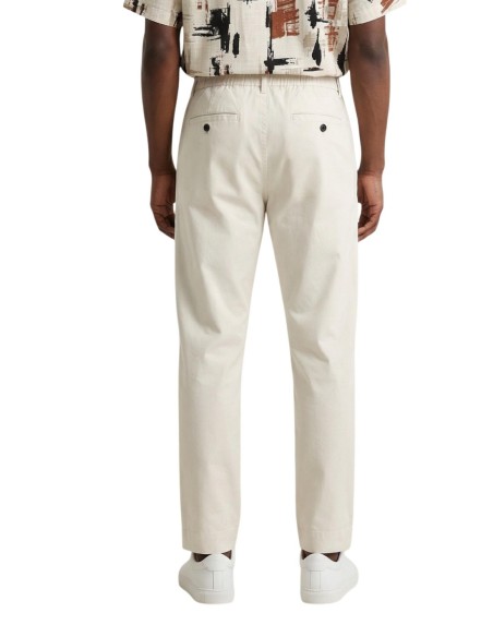 Antony Morato Pantalon homme beige coton lin