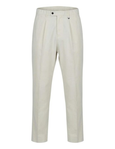 Antony Morato Pantalon homme beige coton lin