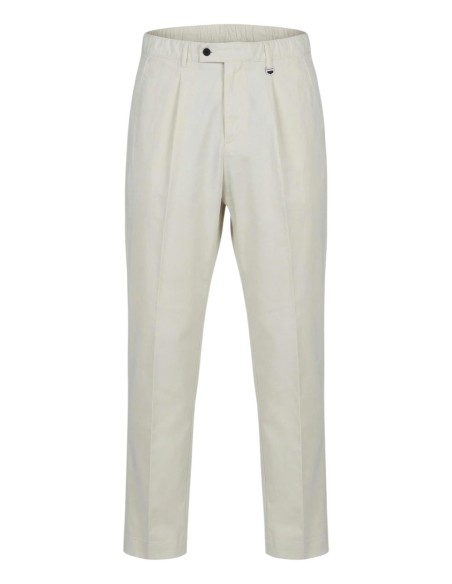 Antony Morato Pantalon homme beige coton lin