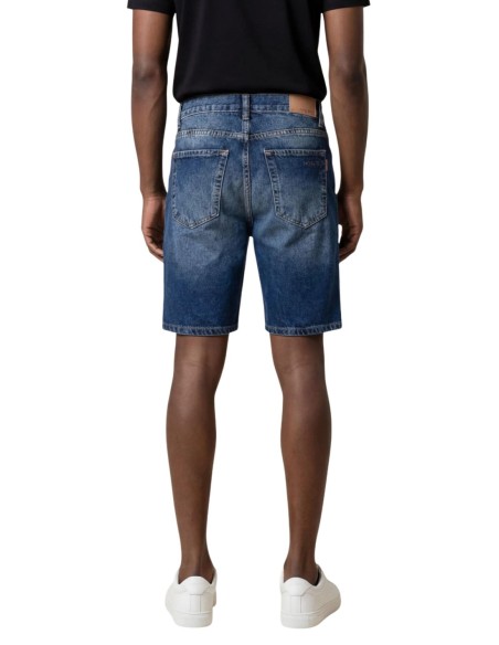 Antony Morato Bermuda homme bleu coton