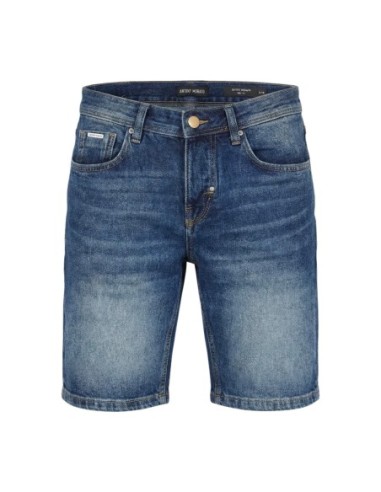 Antony Morato Bermuda homme bleu coton