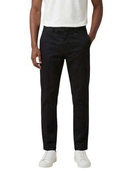 Antony Morato Pantalon homme noir coton lin