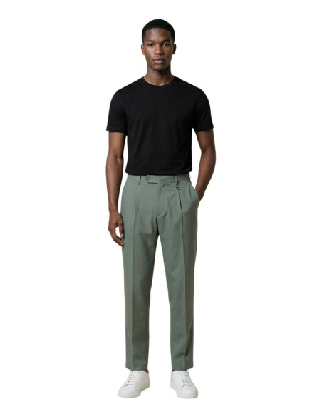 Antony Morato Pantalon homme vert lyocell