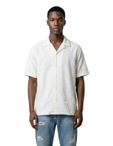 Antony Morato Chemise homme blanche manches courtes coton