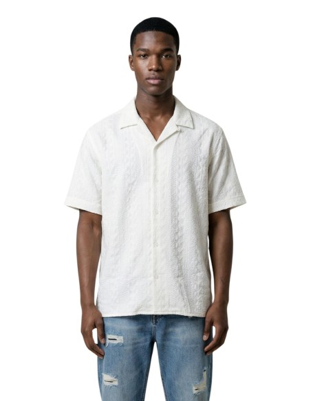 Antony Morato Chemise homme blanche manches courtes coton