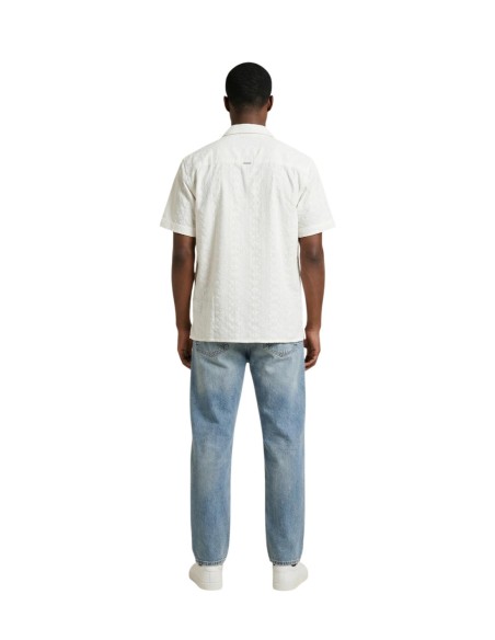 Antony Morato Chemise homme blanche manches courtes coton